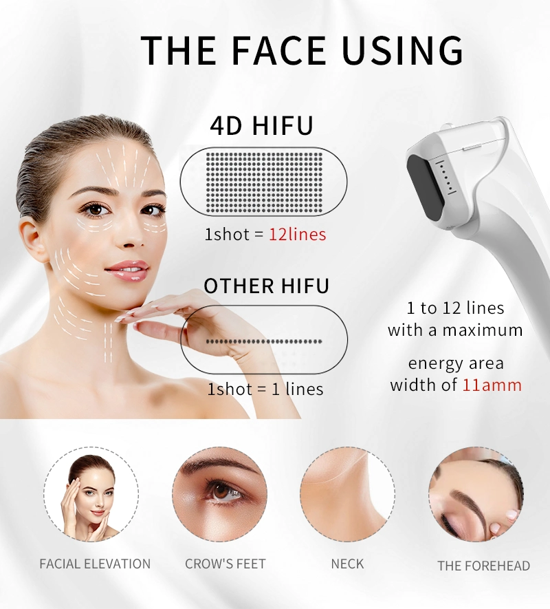 4D Hifu Machine 20000 Shots Face Lift Body Slimming