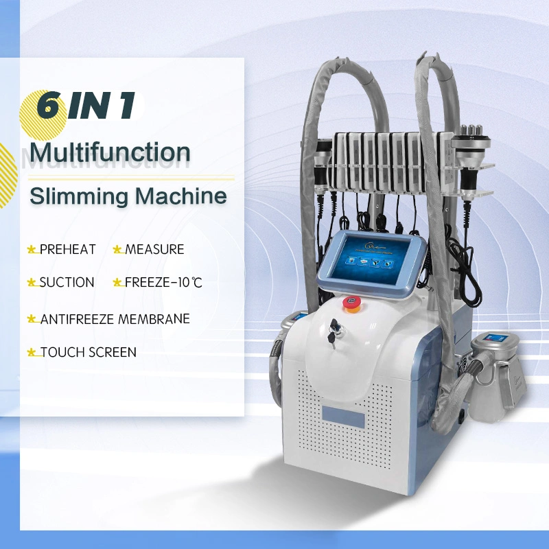 6in1 Multifunction Cryolipolysis Slimming 360 Cryotherapy Fat Body Machine