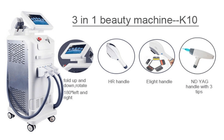 Multi-Function 4 in 1 System IPL RF Elight ND YAG Beauty Machine