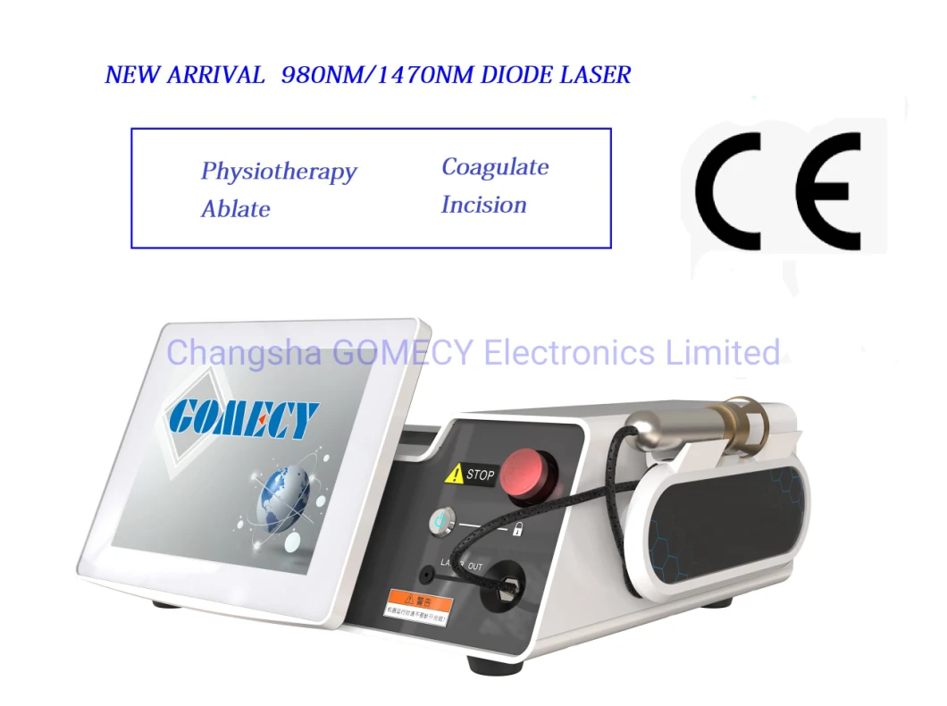 980+1470nm Laser Physiotherapy Lipolysis Nails Fungus Vascular Removal Machine