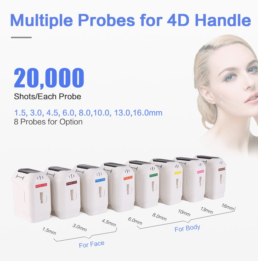 2021 Hot Selling Beauty Machine Focused Ultrasound Face Lift Body Slim Machine 4D Hifu