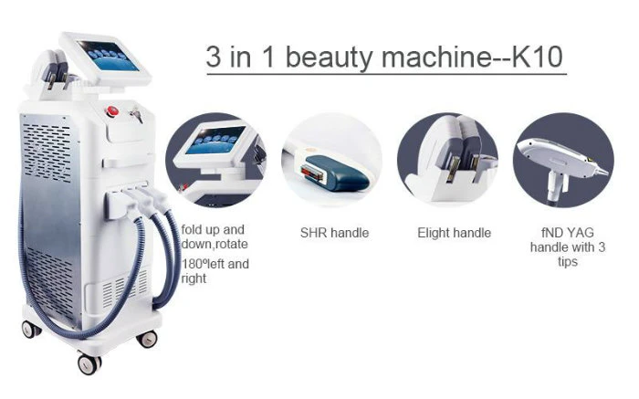 Multi-Function 4 in 1 System IPL RF Elight ND YAG Beauty Machine