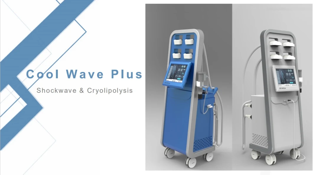 2020 Multi-Function Cool Wave Cryolipolysis Slimming Machine Weight Loss Shockwave Therapy Machine
