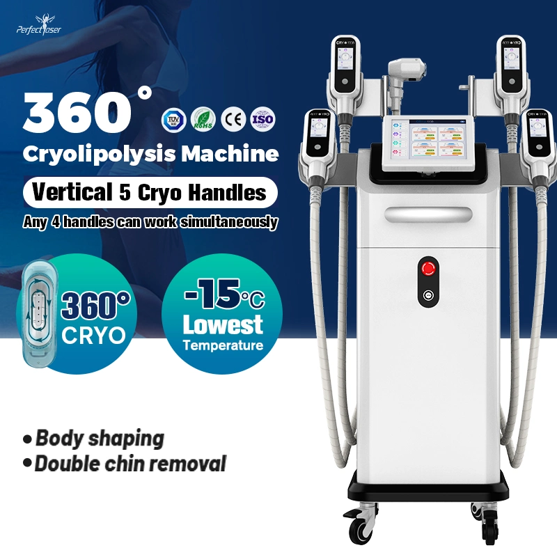 6in1 Multifunction Slimming Cryolipolysis Fat Freezed Cryotherapy Body Sculpting Equipment