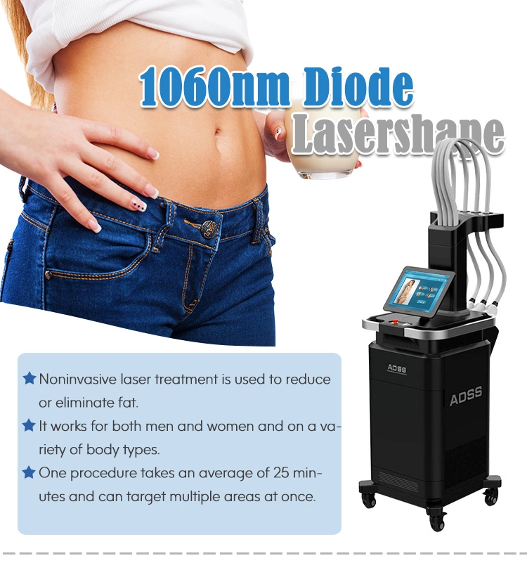 1060nm Diode Laser Slimming for Body Fat Removal Slimming Machine