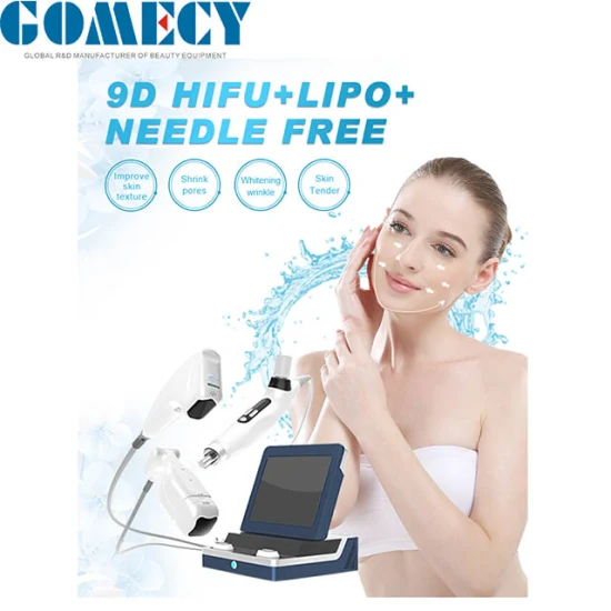 9d Hifu + Lipo + Needle Beauty Device for Face Lift and Body Slimming