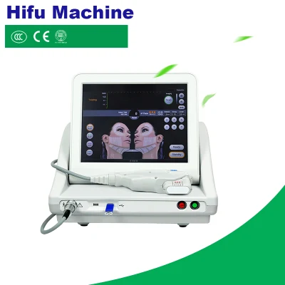 Portable Hifu Focused Ultrasound Machine for Face Lift/Body Slimming with 5 Cartridges