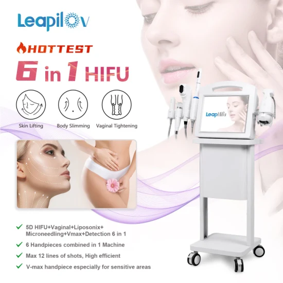 Latest Generation Face Winkles Removal Body Slimming Vaginal Tightening 5D Ultrasound Hifu