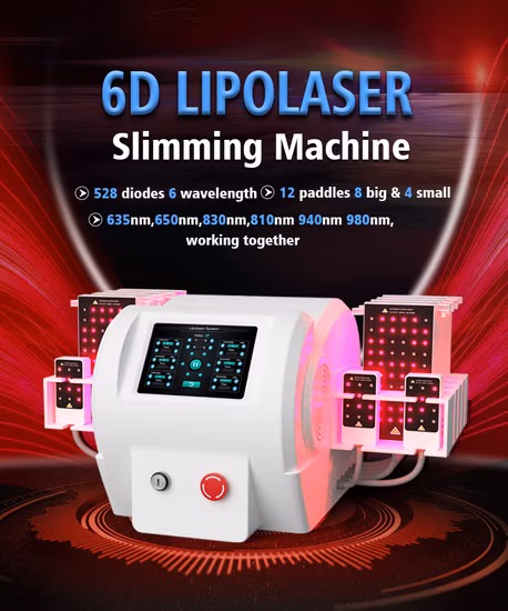 Hot Sale Diode Laser 980nm 1470nm Liposuction Fat Burning Cellulite Reducing Lipolaser for Body Cheek Fat Double Chins