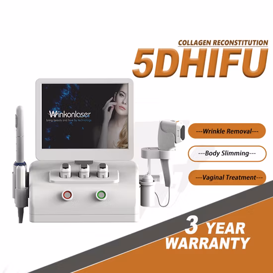 3D/4D/5D/7D Hifu Vaginal Tightening Slimming Machine/Multi-Function Machine Smas Face Lifting Ultrasound Hifu Beauty Machine