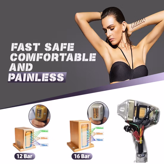 Newest IPL Laser System Tec Contact Cooling for Hair Removal